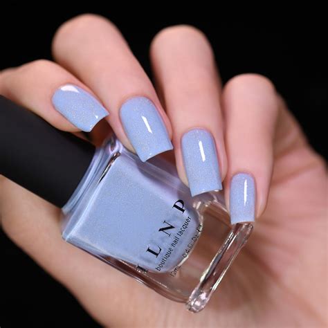 periwinkle blue nail polish.